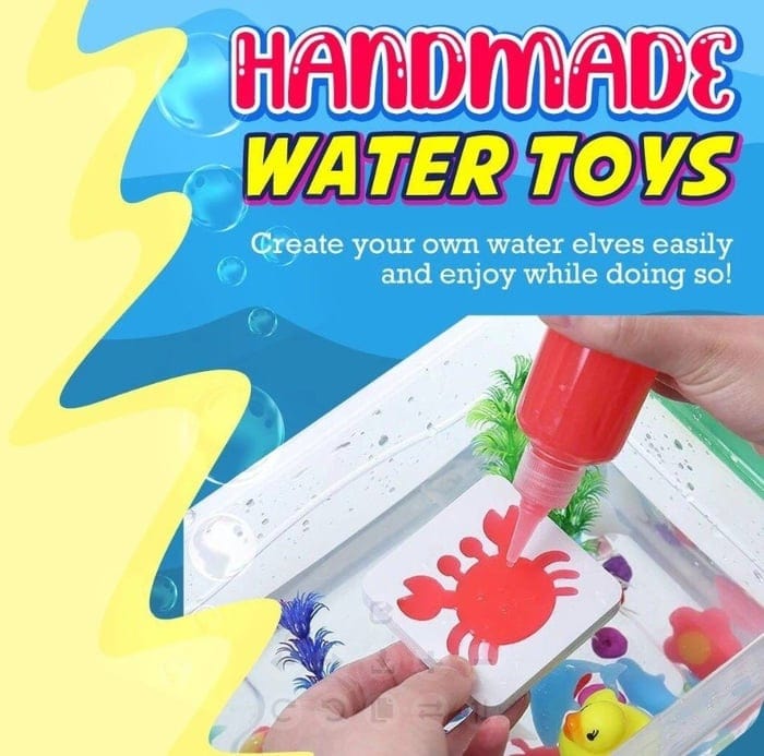 E) Magic Water Elf, Aqua Fairy Gels Mould Set, Creative 3D Magic Gels  Handmade Water Toys For Kids Paint on OnBuy