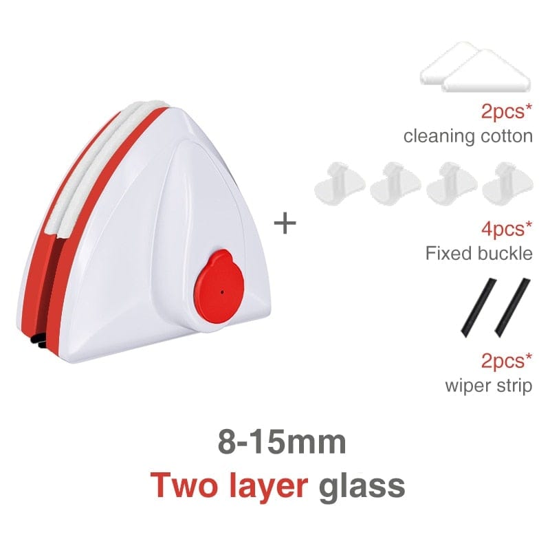 Double sided magnetic window cleaner ABS 3-8MM suitable for single layer  glass #