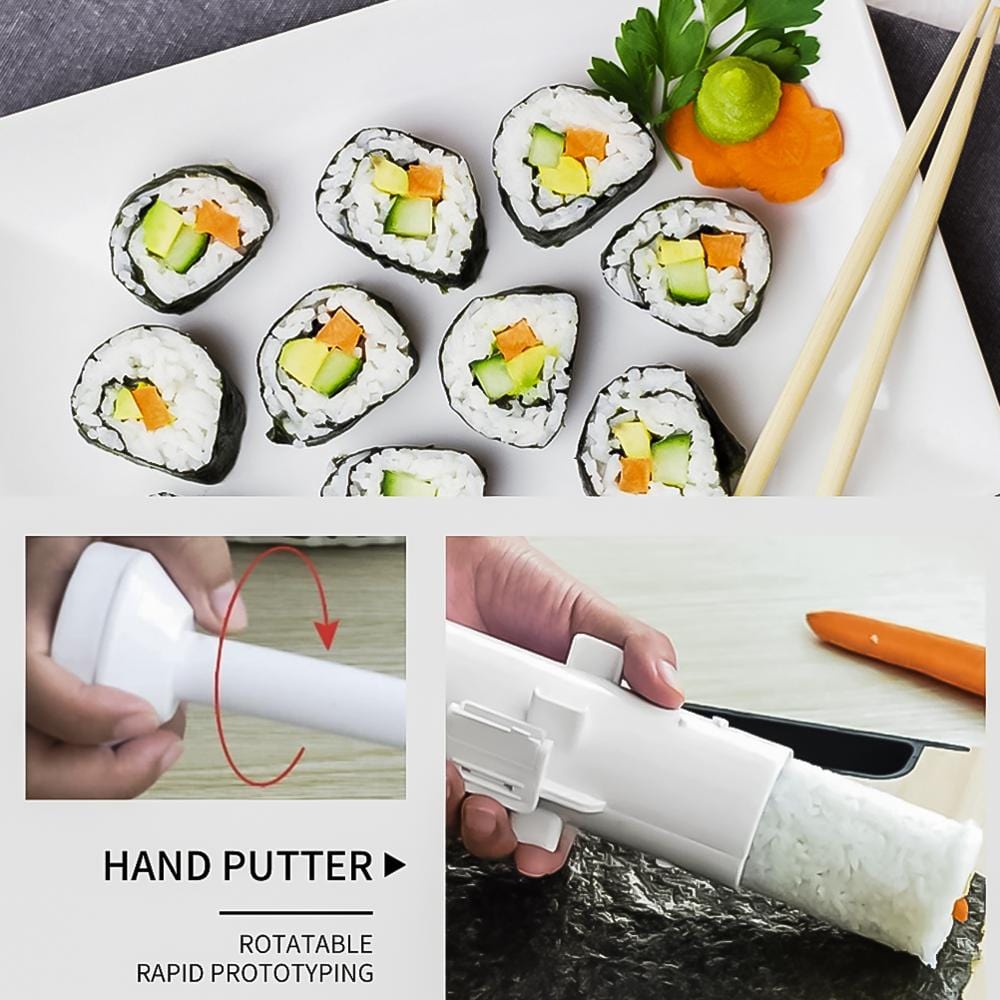 Sushi Maker Quick DIY Rice Mold Bazooka Seaweed Dried Roller